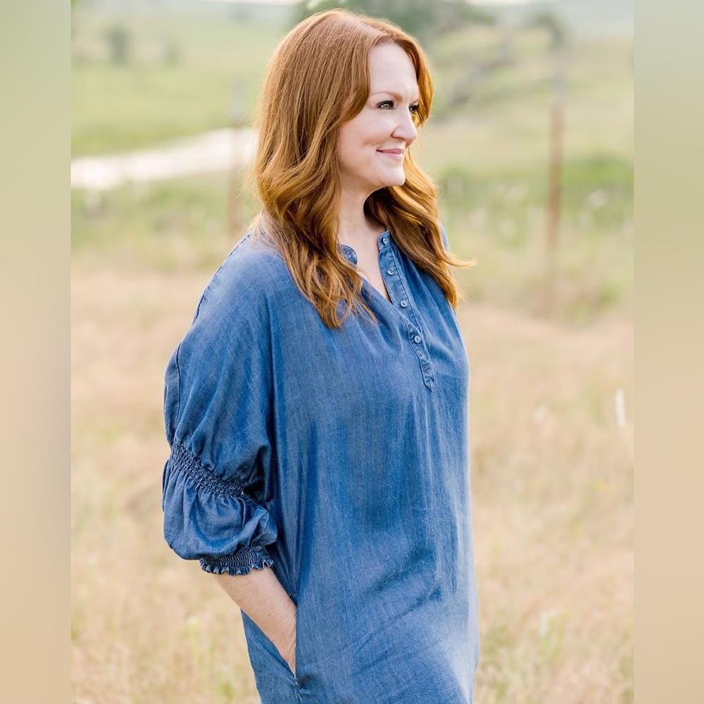 The Pioneer Woman Blue Denim Blouse